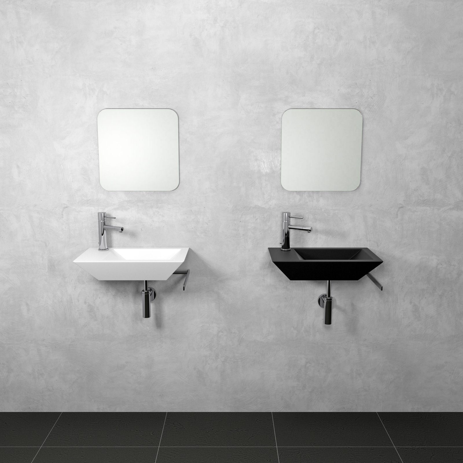 The PYR Washstand Elevate your bathroom with the PYR Washstand—compact at 18” wide and available in any color