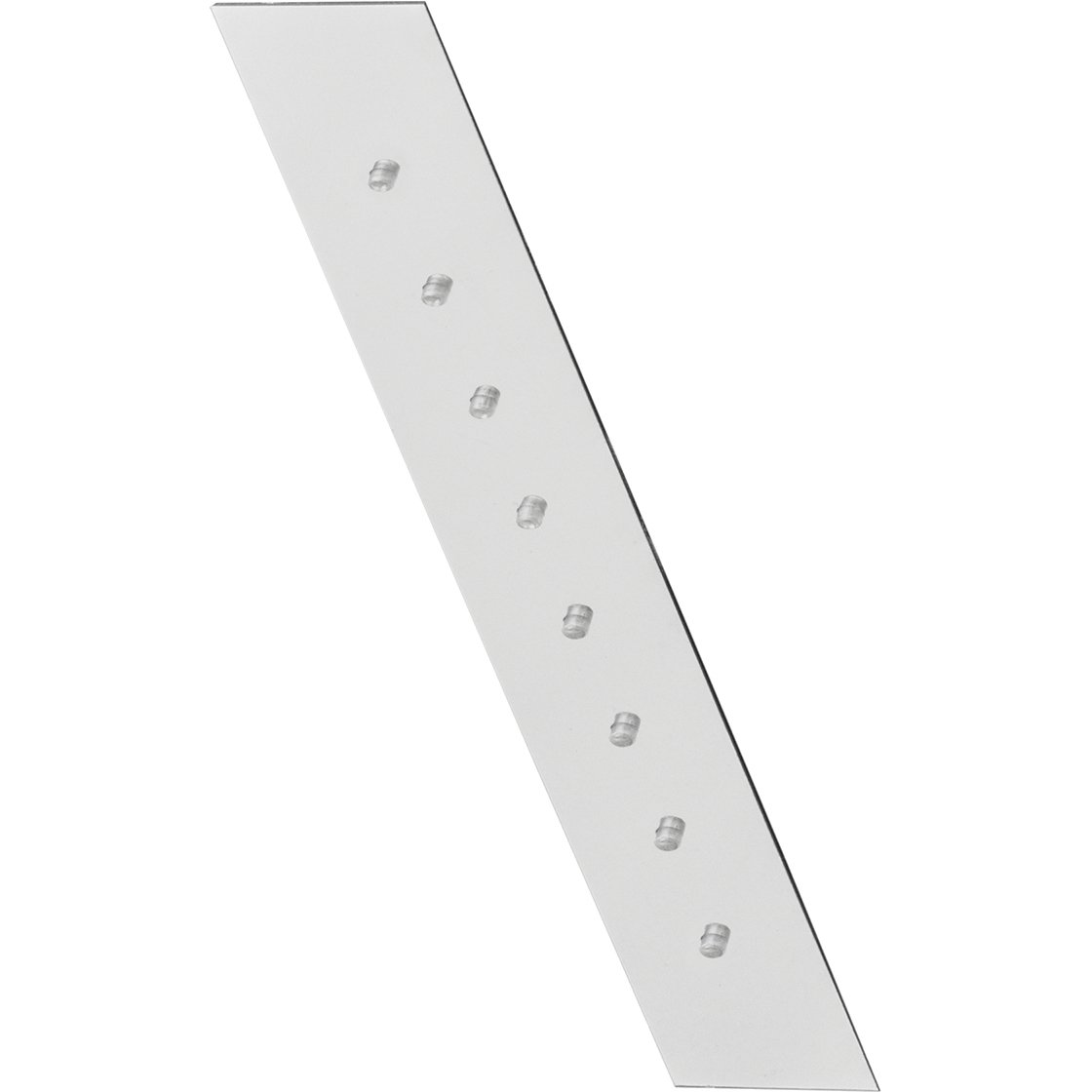 Chromotherapy LED light stripe with 8 integrated LED lights Chromotherapy LED light stripe with 8 integrated LED lights and radiofrequency control, blending therapeutic lighting with luxury shower design