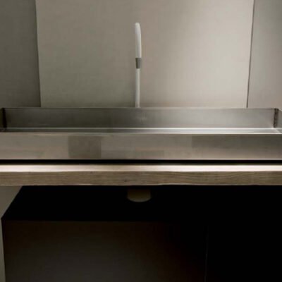 Enhance your bathroom with this large rectangular washbasin, offering a sleek and modern design. With dimensions of 39-1/2 x 14 x 3-1/4″, this spacious sink provides ample surface area for both functionality and style