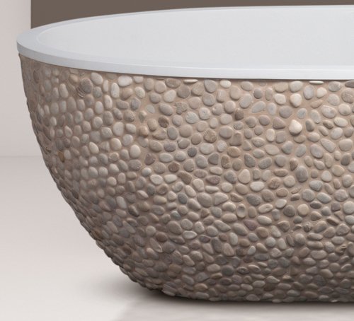 Luxury STONE1 pebble bathtub