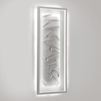 Edo LED light fixture by CINIER showcasing its sleek, handcrafted design with a durable powder-coated steel frame