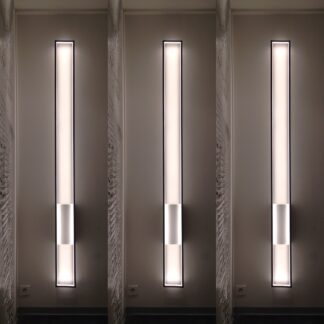 Mire wall LED lamp by CINIER, featuring sleek modern design and handcrafted excellence from French workshops