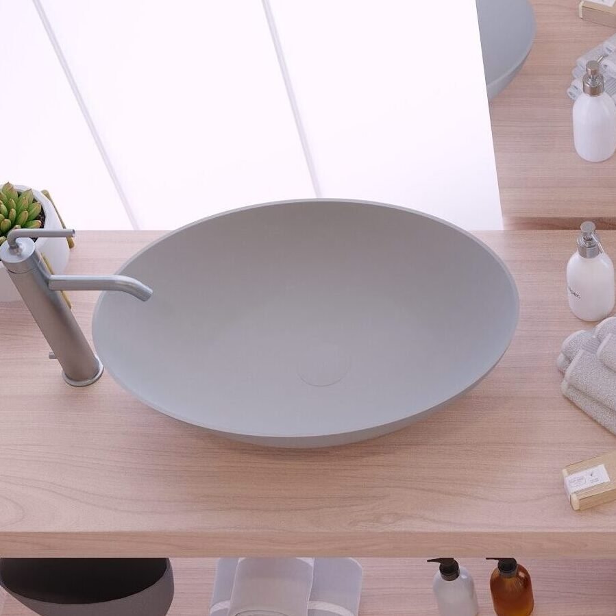 Premium Matte Grey Washbasin by Ideavit