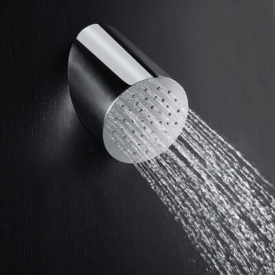 Luxurious 6" round rainfall shower head with a 10" projection, crafted from premium 304 stainless steel