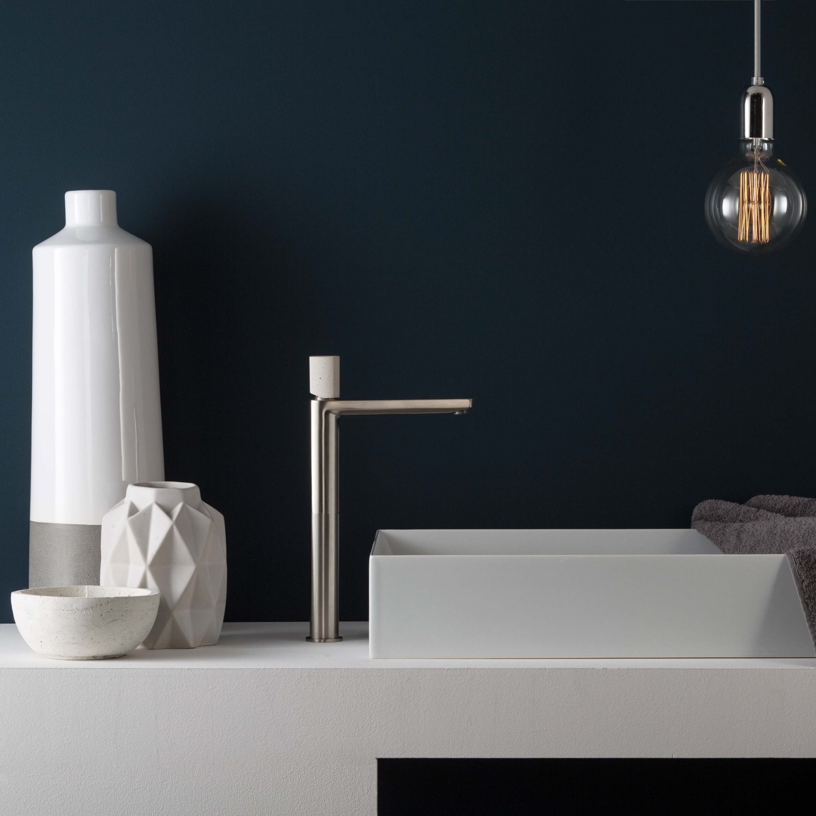 Discover the HAPTIC luxury bathroom tap by Ritmonio, offering a sleek ergonomic design, water-saving features, and customizable options