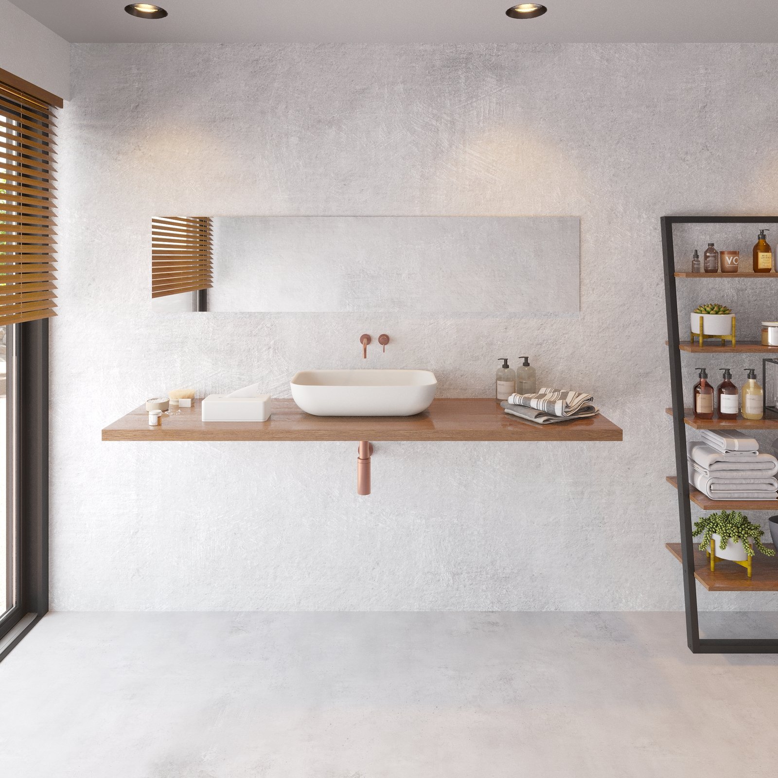 POOL Counter Vessel in matte white POOL Counter Vessel in matte white, ideal for minimalist vanity setups