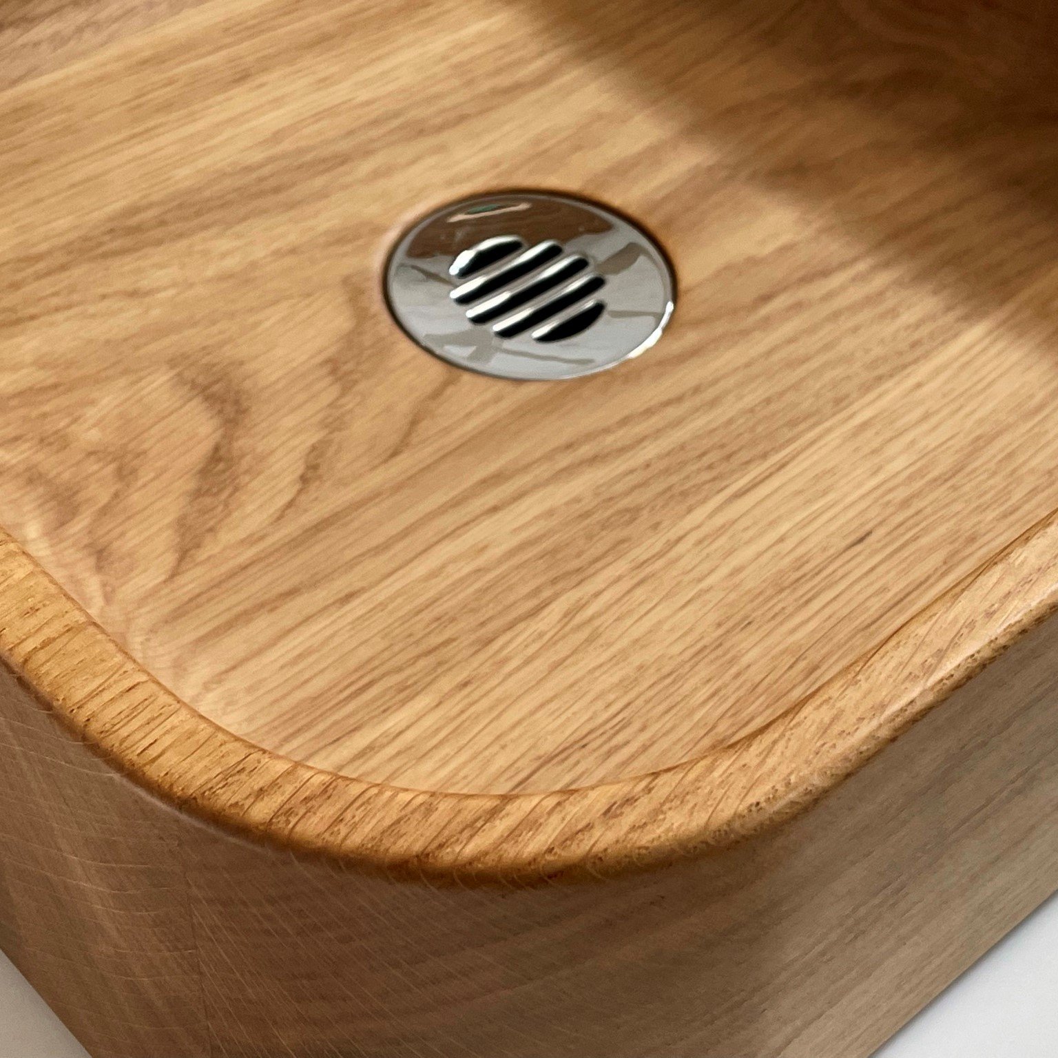 IMAGE's St Honoré Wooden Counter Vessel – A durable, high-quality solid wood vessel with a sleek, glossy finish