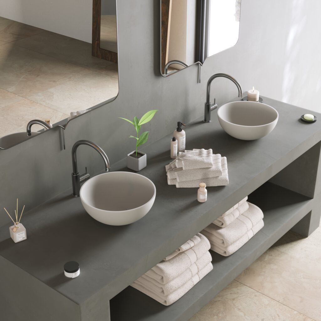 Ideavit’s SOLIDTHIN XS Counter Vessel stands out with its ultra-thin edges and minimalist form