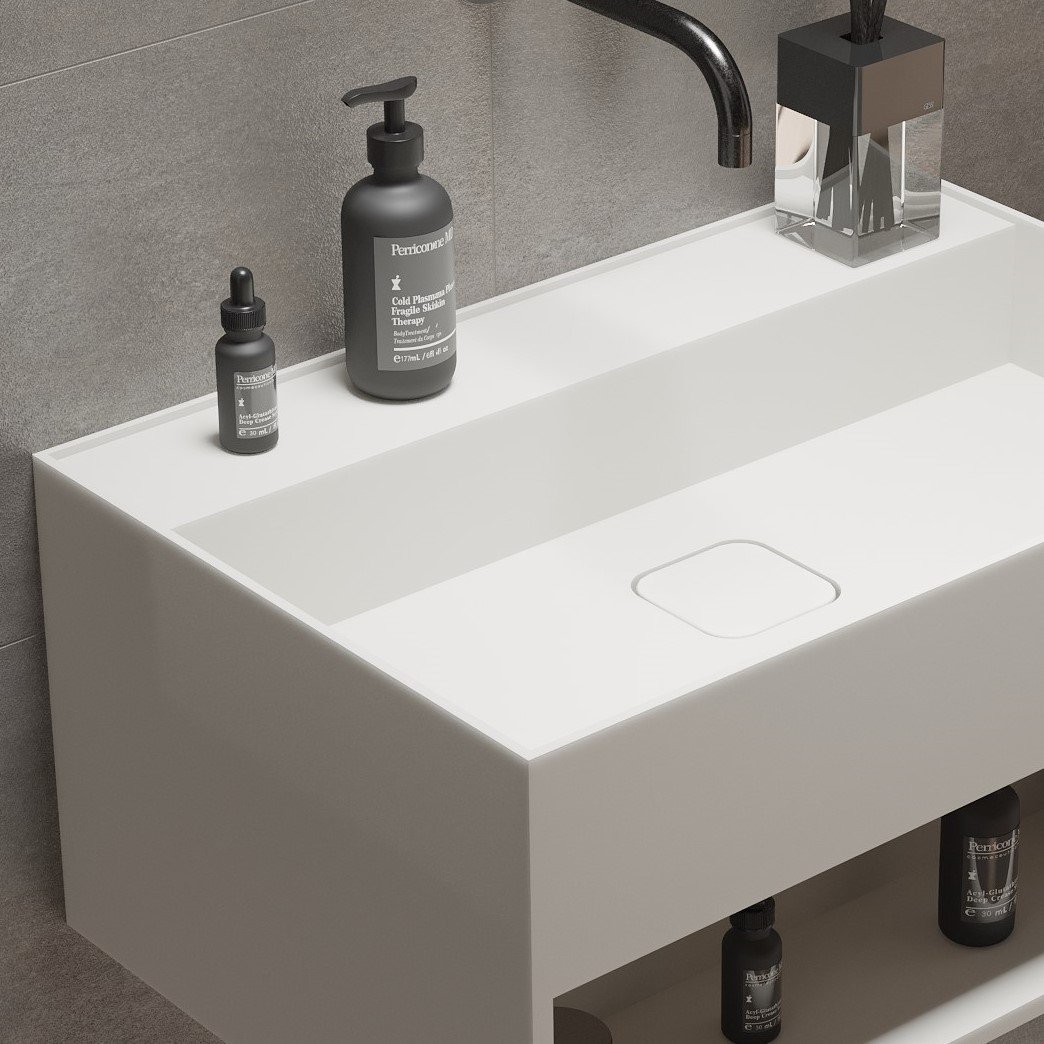 Ideavit’s BLISS 24″ Washstand brings contemporary style and functionality to any bathroom, designed with a seamless finish