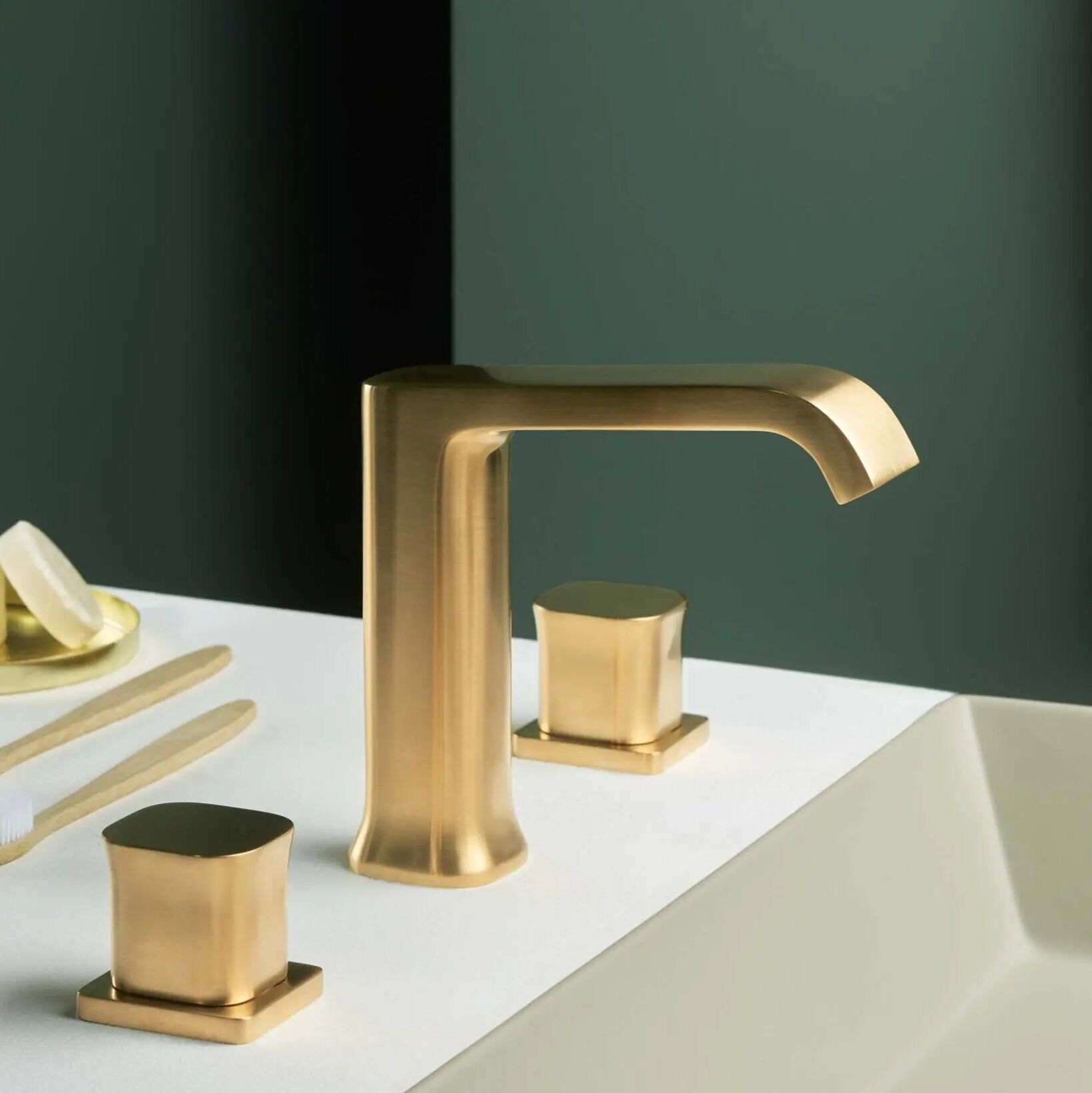 Brushed Gold Faucet