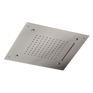 Experience luxury with PSCBATH's 20″ Square Rain Head, offering rain, waterfall, and mist functions in a sleek, Italian-crafted design