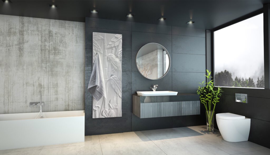 ART DECO BATH TOWEL WARMER RADIATORS